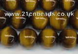 CTE1227 15.5 inches 8mm round A grade yellow tiger eye beads