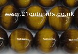 CTE1230 15.5 inches 14mm round A grade yellow tiger eye beads