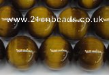 CTE1231 15.5 inches 16mm round A grade yellow tiger eye beads