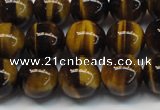 CTE1242 15.5 inches 6mm round AA grade yellow tiger eye beads