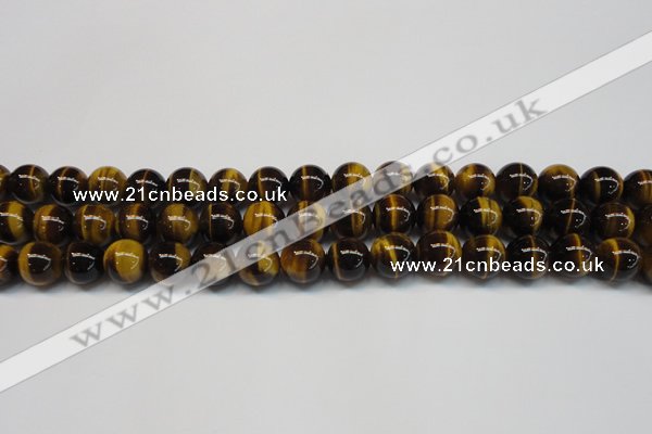 CTE1242 15.5 inches 6mm round AA grade yellow tiger eye beads