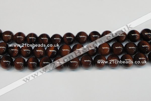 CTE1263 15.5 inches 12mm round AB grade red tiger eye beads