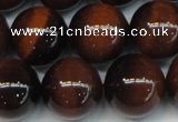 CTE1264 15.5 inches 14mm round AB grade red tiger eye beads