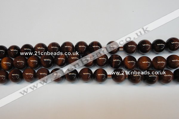 CTE1270 15.5 inches 10mm round AB+ grade red tiger eye beads