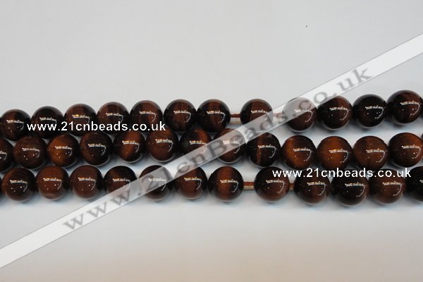 CTE1271 15.5 inches 12mm round AB+ grade red tiger eye beads