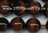 CTE1272 15.5 inches 14mm round AB+ grade red tiger eye beads