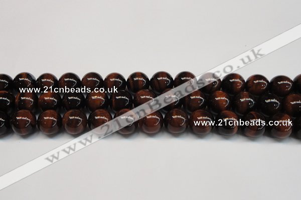 CTE1279 15.5 inches 12mm round A grade red tiger eye beads