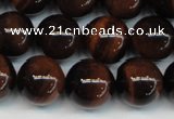 CTE1285 15.5 inches 8mm round A+ grade red tiger eye beads