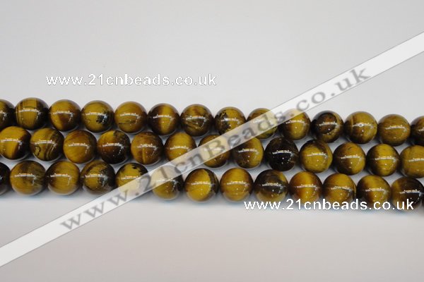 CTE1312 15.5 inches 10mm round B grade yellow tiger eye beads