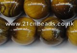 CTE1315 15.5 inches 16mm round B grade yellow tiger eye beads