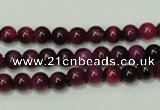 CTE135 15.5 inches 6mm round dyed tiger eye gemstone beads