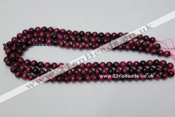 CTE136 15.5 inches 8mm round dyed tiger eye gemstone beads