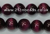 CTE139 15.5 inches 14mm round dyed tiger eye gemstone beads