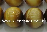 CTE1407 15.5 inches 18mm round golden tiger eye beads wholesale