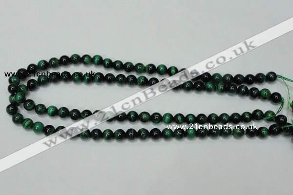 CTE141 15.5 inches 6mm round dyed tiger eye gemstone beads