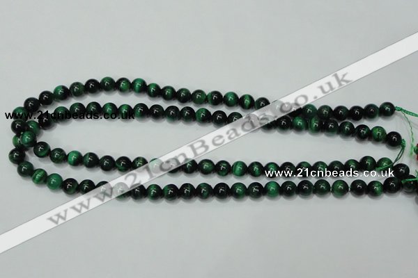 CTE142 15.5 inches 8mm round dyed tiger eye gemstone beads