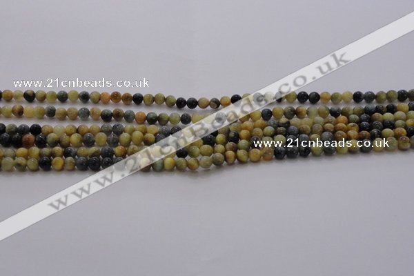 CTE1420 15.5 inches 4mm round golden & blue tiger eye beads wholesale