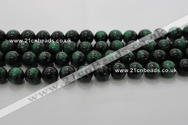 CTE1424 15.5 inches 12mm round green tiger eye beads wholesale