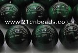 CTE1426 15.5 inches 16mm round green tiger eye beads wholesale