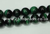 CTE143 15.5 inches 10mm round dyed tiger eye gemstone beads