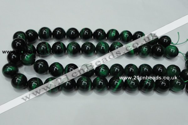 CTE146 15.5 inches 16mm round dyed tiger eye gemstone beads