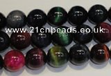 CTE148 15.5 inches 10mm round colorful tiger eye beads wholesale