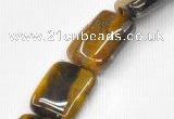 CTE15 15.5 inches 22*30mm rectangle yellow tiger eye beads