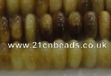 CTE1512 15.5 inches 6*10mm rondelle golden tiger eye beads