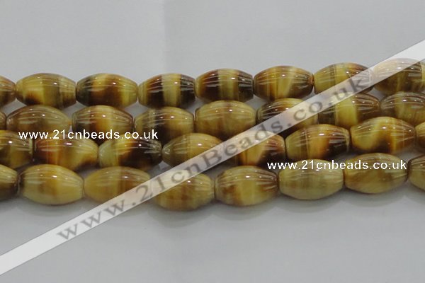 CTE1520 15.5 inches 15*20mm rice golden tiger eye beads wholesale