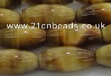 CTE1522 15.5 inches 8*18mm rice golden tiger eye beads wholesale