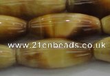 CTE1523 15.5 inches 10*30mm rice golden tiger eye beads wholesale