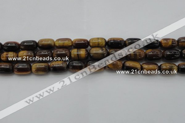 CTE1595 15.5 inches 10*15mm drum yellow tiger eye beads