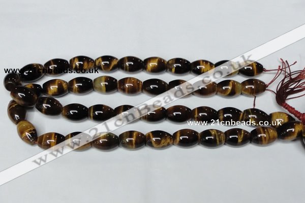 CTE160 15.5 inches 13*18mm rice yellow tiger eye gemstone beads