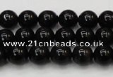 CTE1600 15.5 inches 4mm round AB grade black tiger eye beads