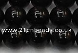 CTE1607 15.5 inches 18mm round AB grade black tiger eye beads