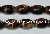 CTE161 15.5 inches 12*20mm rice yellow tiger eye gemstone beads