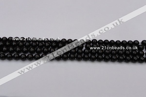 CTE1610 15.5 inches 4mm round A grade black tiger eye beads