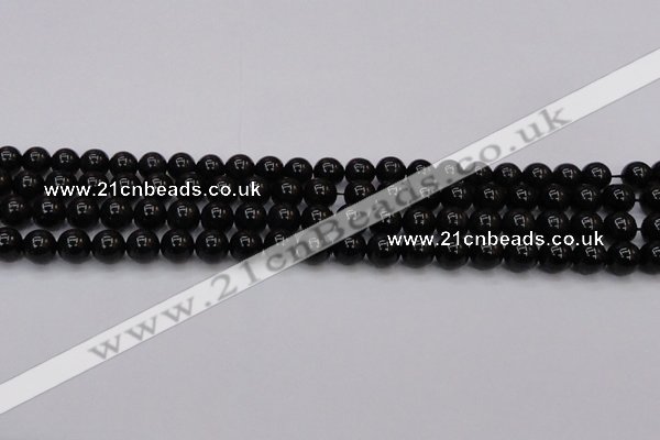 CTE1611 15.5 inches 6mm round A grade black tiger eye beads