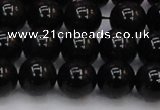 CTE1613 15.5 inches 10mm round A grade black tiger eye beads