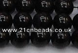 CTE1614 15.5 inches 12mm round A grade black tiger eye beads