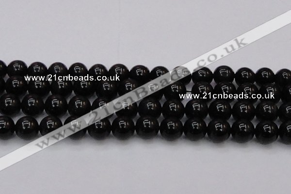 CTE1617 15.5 inches 18mm round A grade black tiger eye beads