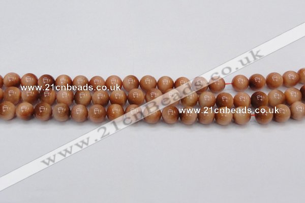 CTE1650 15.5 inches 4mm round sun orange tiger eye beads