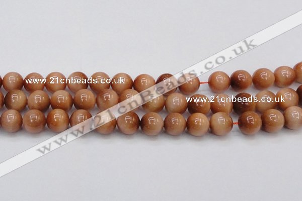 CTE1654 15.5 inches 12mm round sun orange tiger eye beads