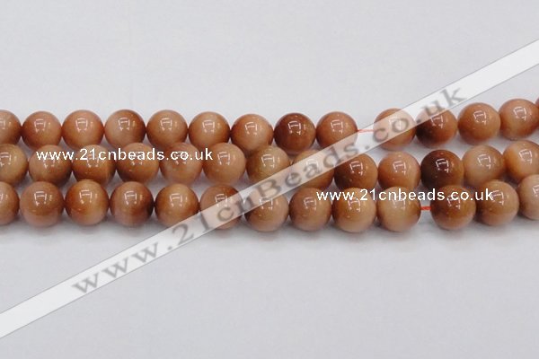 CTE1655 15.5 inches 14mm round sun orange tiger eye beads