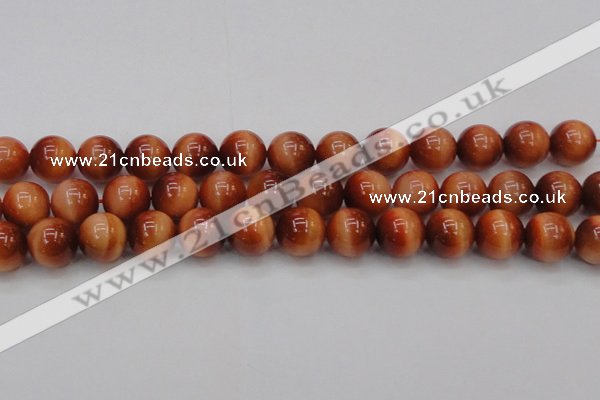 CTE1667 15.5 inches 18mm round sun orange tiger eye beads