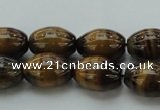 CTE1700 15.5 inches 10*14mm rice yellow tiger eye beads