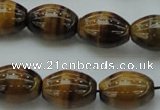 CTE1703 15.5 inches 15*20mm rice yellow tiger eye beads