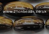 CTE1705 15.5 inches 16*30mm rice yellow tiger eye beads