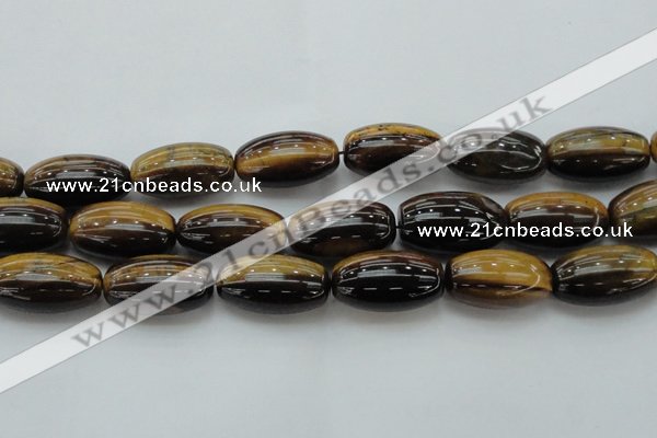 CTE1705 15.5 inches 16*30mm rice yellow tiger eye beads