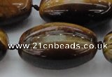 CTE1706 15.5 inches 22*35mm rice yellow tiger eye beads